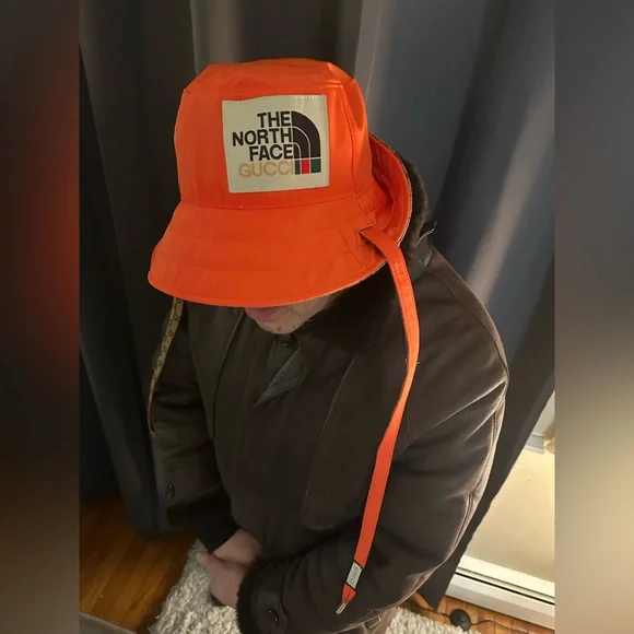 Gucci x TNF Monogram Bucket Hat - Picture 8 of 12